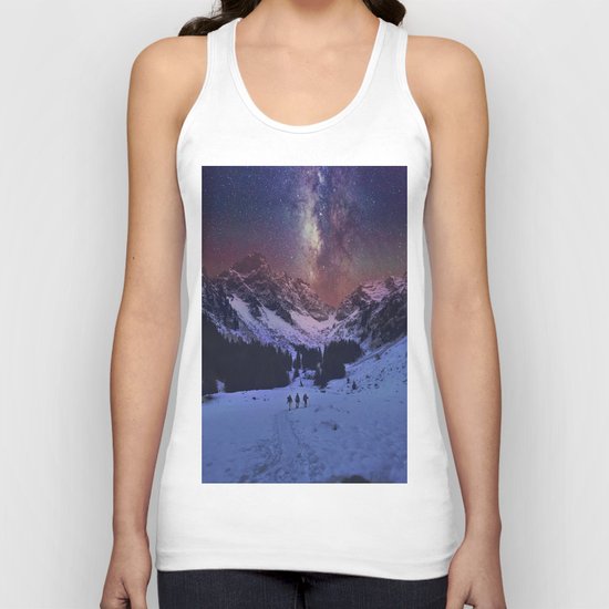 Walking under the Stars Unisex Tank Top