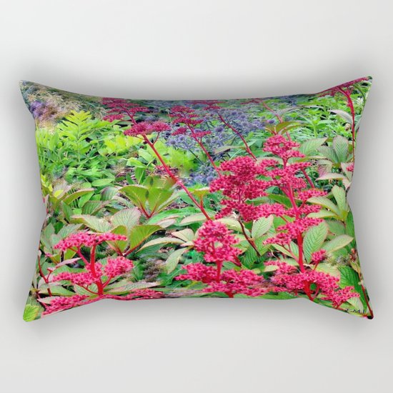 Flower Burst | Flower Garden | Flowers Rectangular Pillow