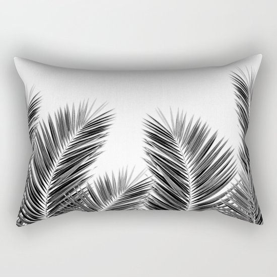 White Palm Skies Rectangular Pillow
