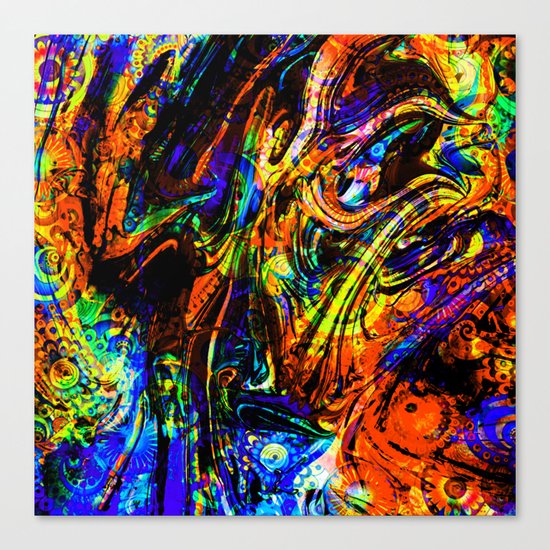 abstract waves ii Canvas Print