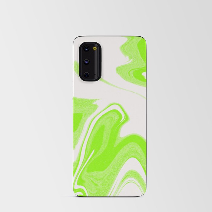 Green Wave Grunge Android Card Case