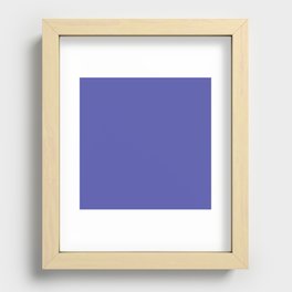 Monochrom  blue 85-85-170 Recessed Framed Print