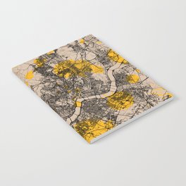Seoul, South Korea - Artistic Map Print Notebook