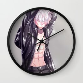 Saeran Jalapeno Wall Clock | Zen, Magenta, Hyunryu, Drawing, Ray, Saeranchoi, Jalapeno, Digitalart, Digital, Illustration 