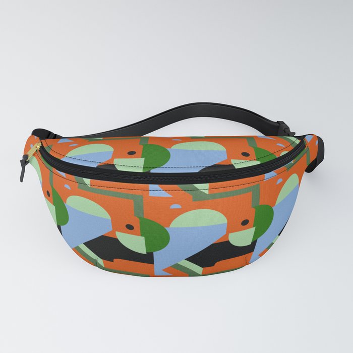 1920s - Circles Pattern Fanny Pack