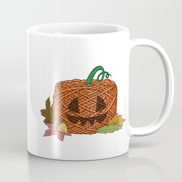 Jack-o'-lantern Yarn Coffee Mug