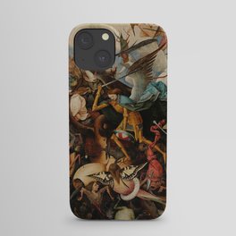 Pieter Bruegel the Elder The Fall of the Rebel Angels iPhone Case