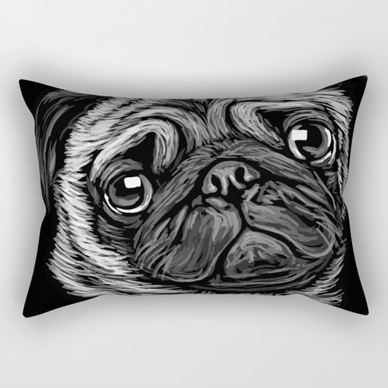 Pug Rectangular Pillow