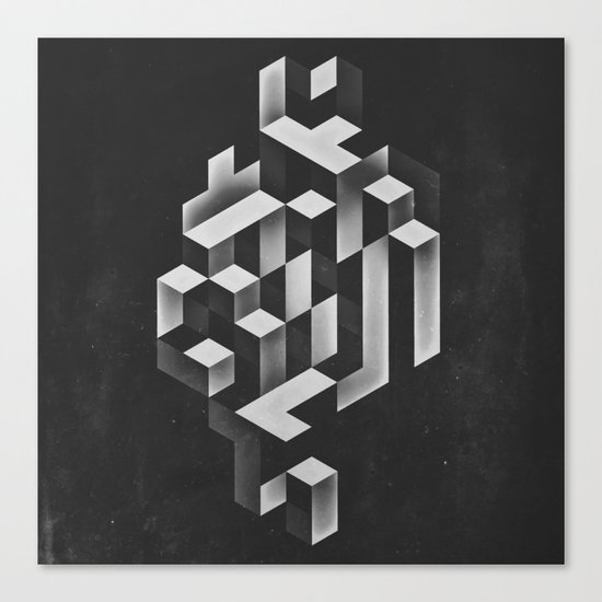 isyhyrrt gryy Canvas Print