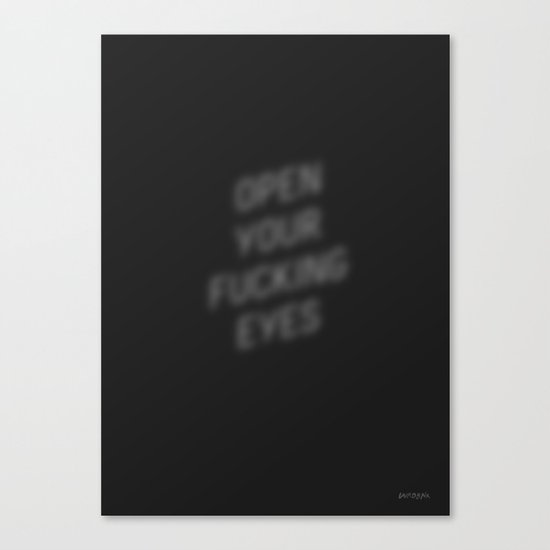OPEN Canvas Print
