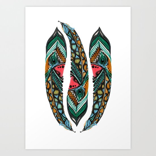 Peacock Art Print