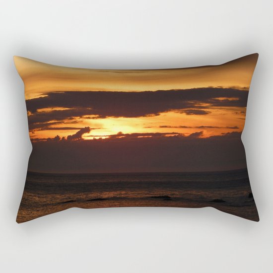 Sunset Shadows Rectangular Pillow