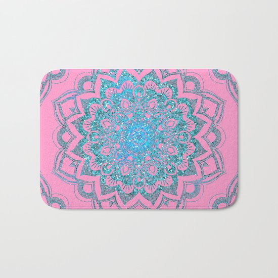 Ocean Mandala Bath Mat