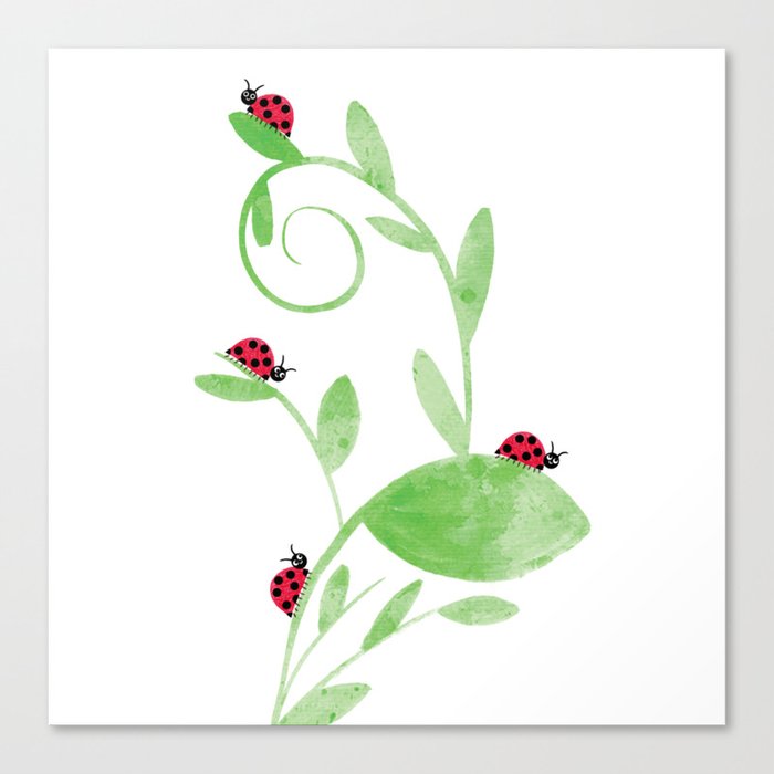 Ladybirds Canvas Print