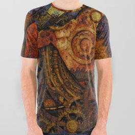 Steampunk Mania All Over Graphic Tee