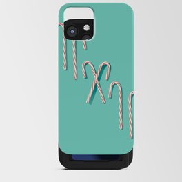 Christmas Candy Canes iPhone Card Case