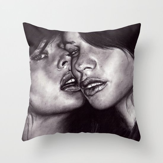 Friends (January) Throw Pillow