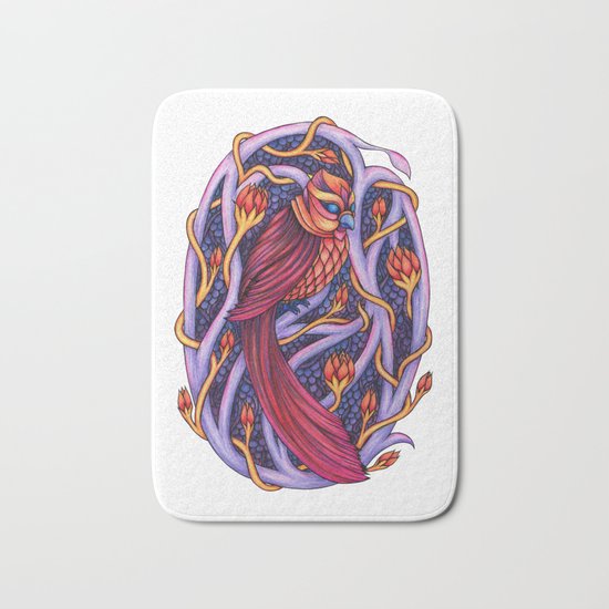 Red Sky Omen Bath Mat
