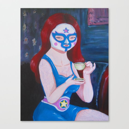 Sweetie girl Canvas Print