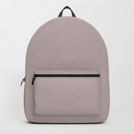 Pale Purple Solid Color - Patternless Pairs Pantone 2022 Popular Color Burnished Lilac 15-1905 Backpack