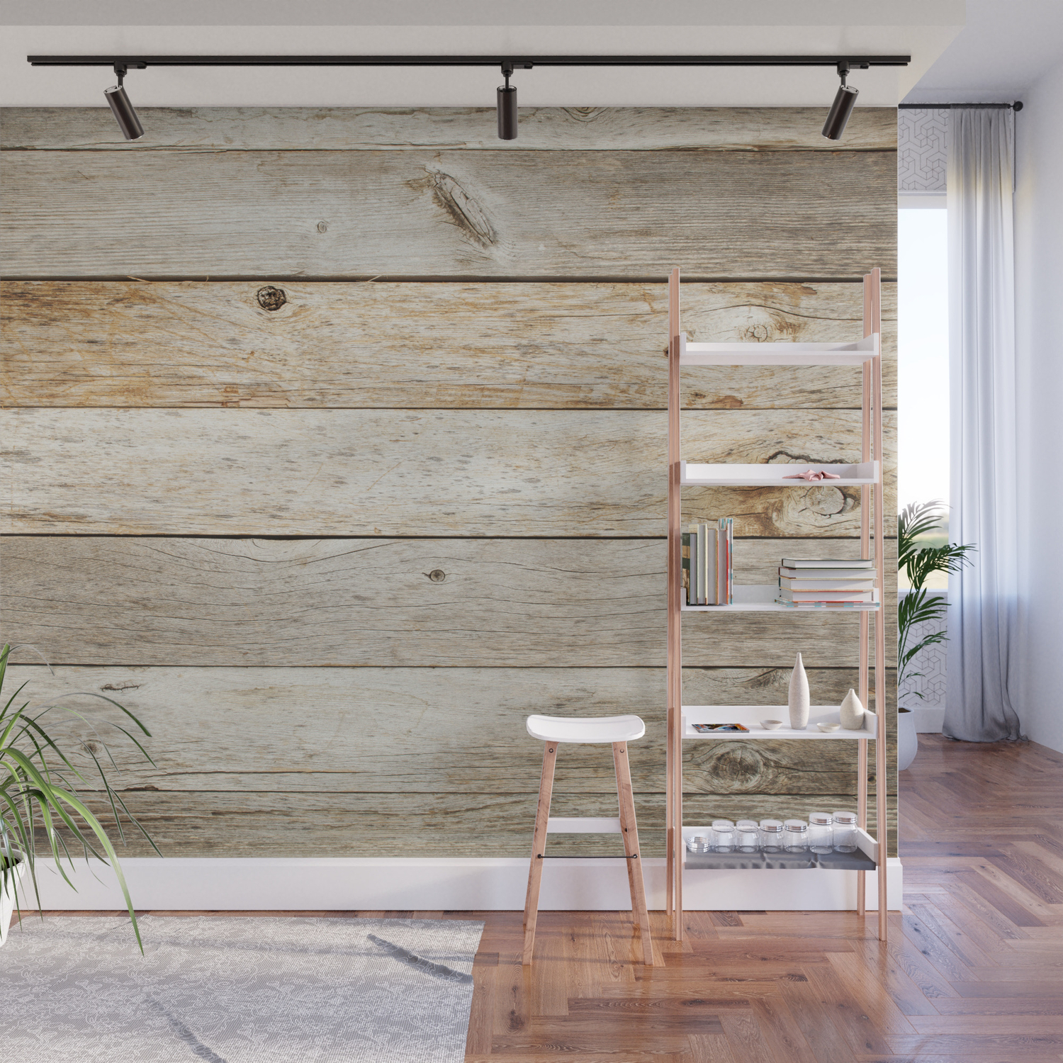 Rustic Barn Board Wood Plank Texture Wall Mural