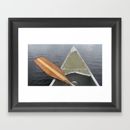 USA - MINNESOTA - Canoe ride Framed Art Print