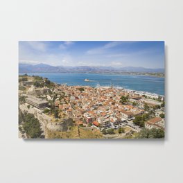 Nafplio from above Metal Print