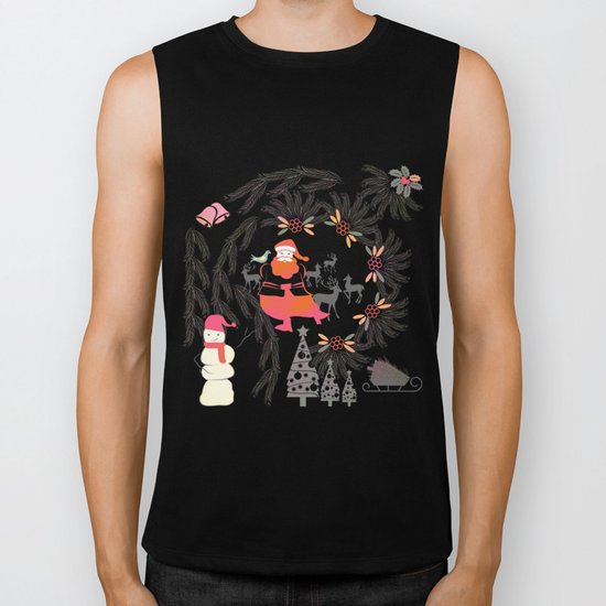 Christmas Biker Tank