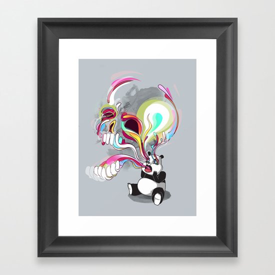 Color Exorcism Framed Art Print