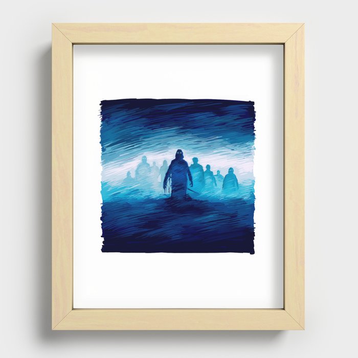 The Fog Illustration  Recessed Framed Print