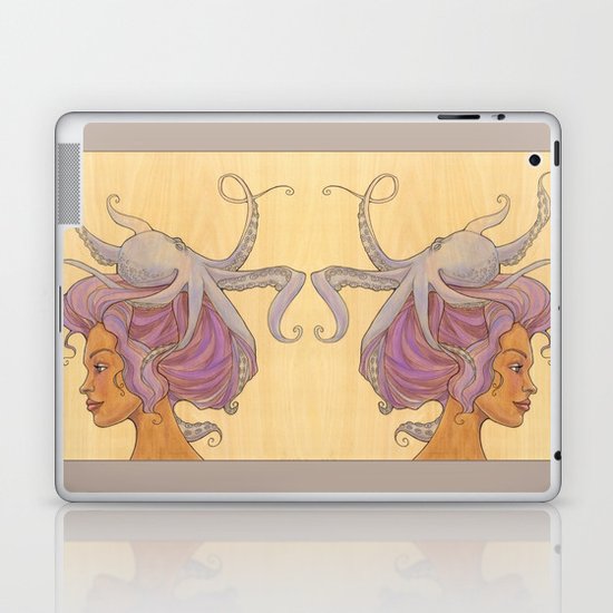 The Octopus Mermaid 4 Laptop & iPad Skin