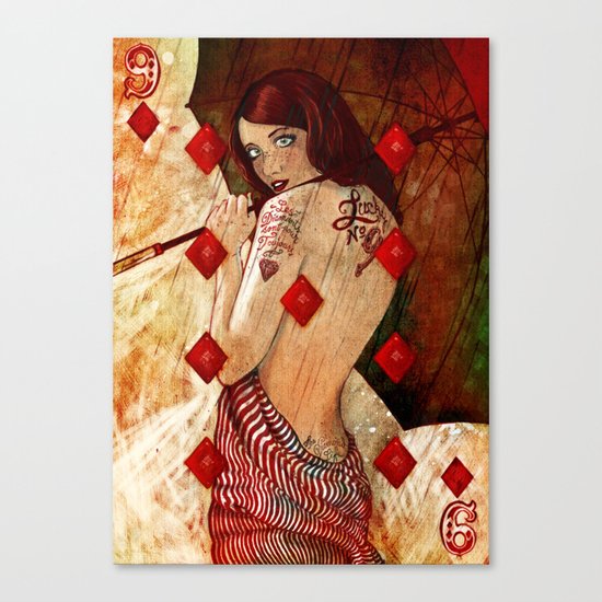 Lucky Number 9 Canvas Print