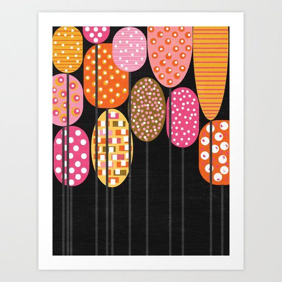 autumn woods Art Print