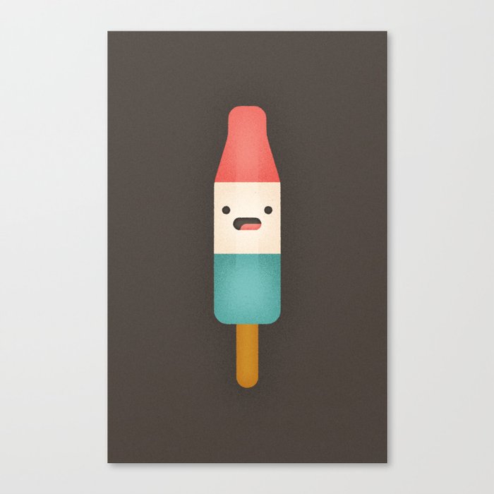 Rocket Popsicle Canvas Print