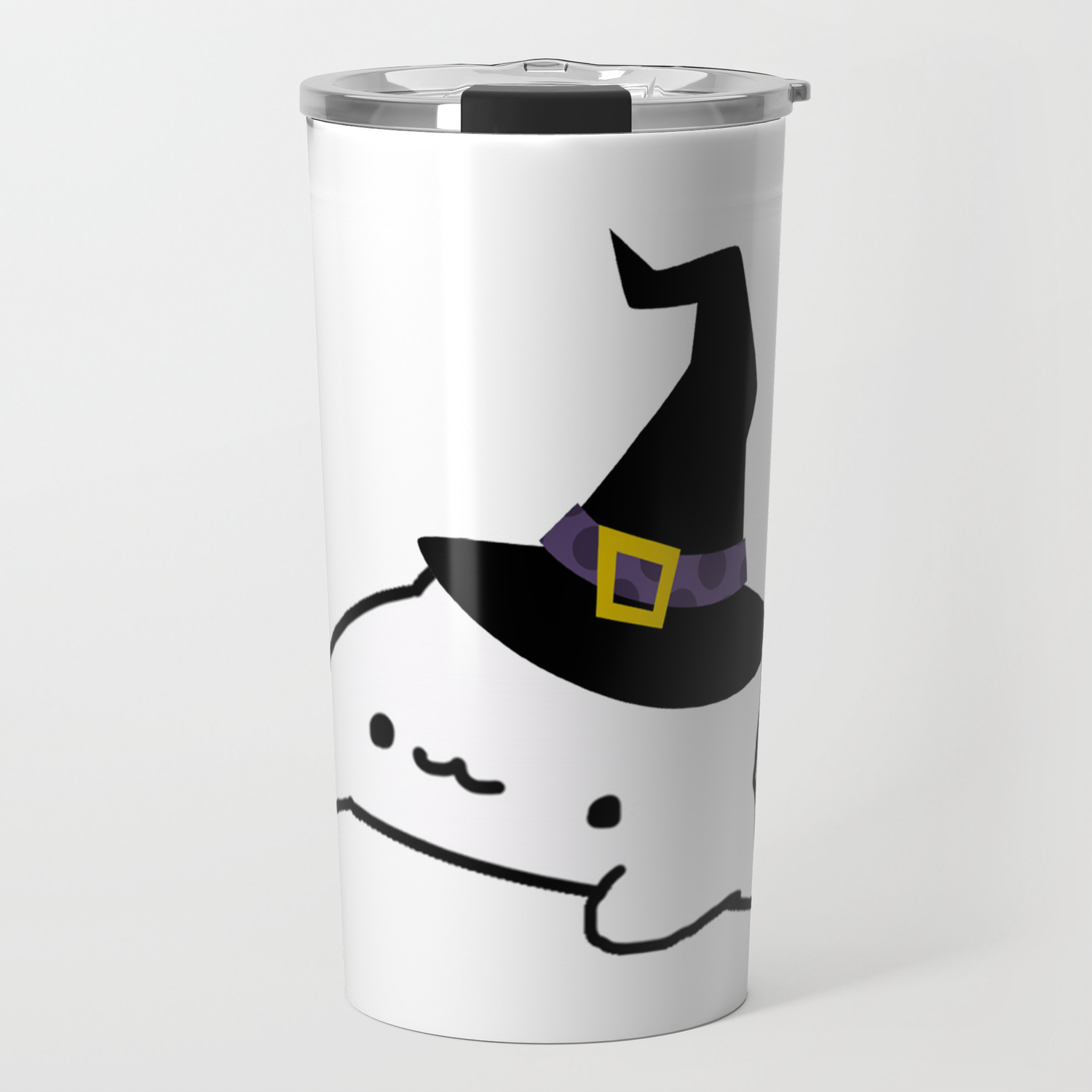 Halloween Bongo Cat Meme Travel Mug By Desteesigners Society6