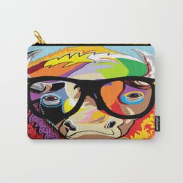 Hipster Bison "Buffalo" Carry-All Pouch