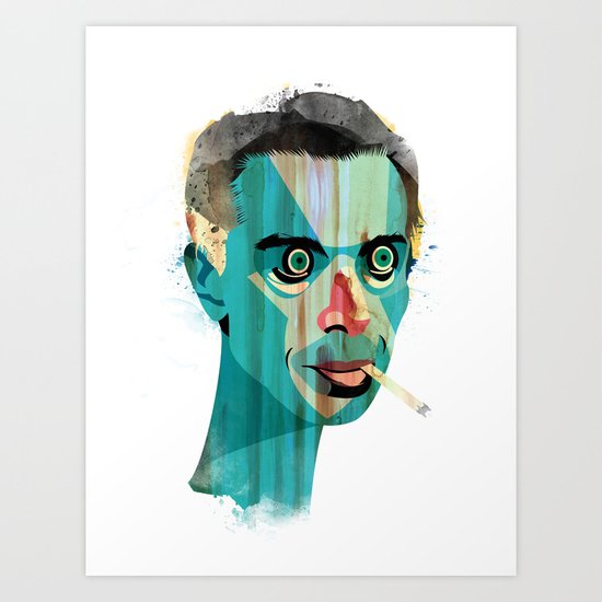 Smoker Art Print