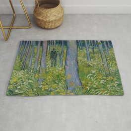 Undergrowth with Two Figures Rug