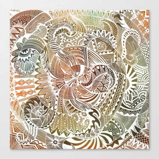 Batik Canvas Print