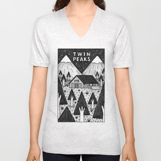 Twin Peaks Unisex V-Neck