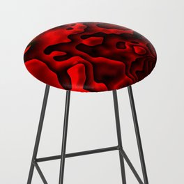 Red Shapes Bar Stool