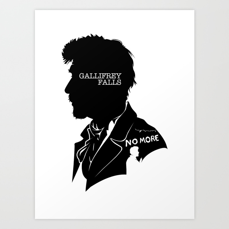 The War Doctor Quote Silhouette Art Print By Gtrichardson Society6