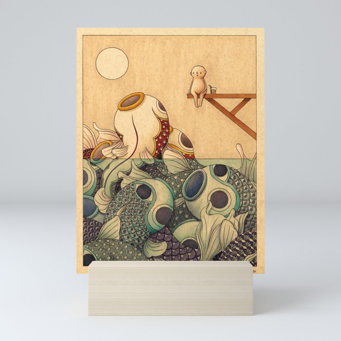 Summer by the Sea Mini Art Print