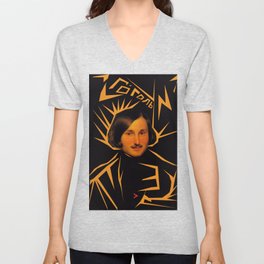 Nikolai Gogol  V Neck T Shirt