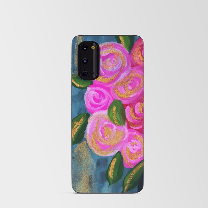 Pink in a Vase Android Card Case