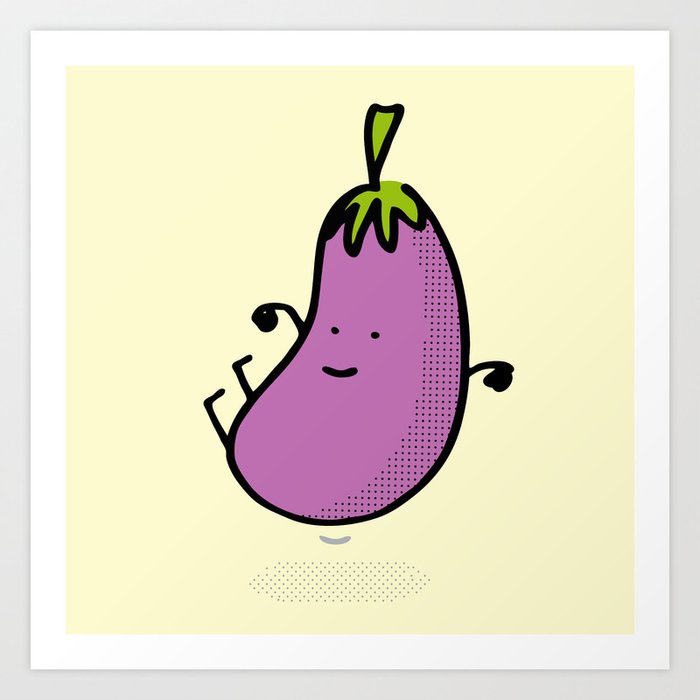 Eggplant Art Print