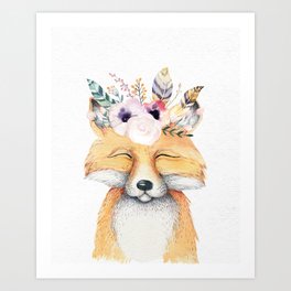 Forest Fox by Nature Magick Art Print