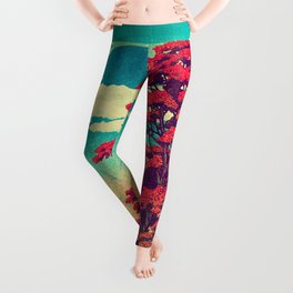 The New Year in Hisseii - Nature Landscape Leggings