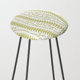 The leaves pattern 15 Counter Stool