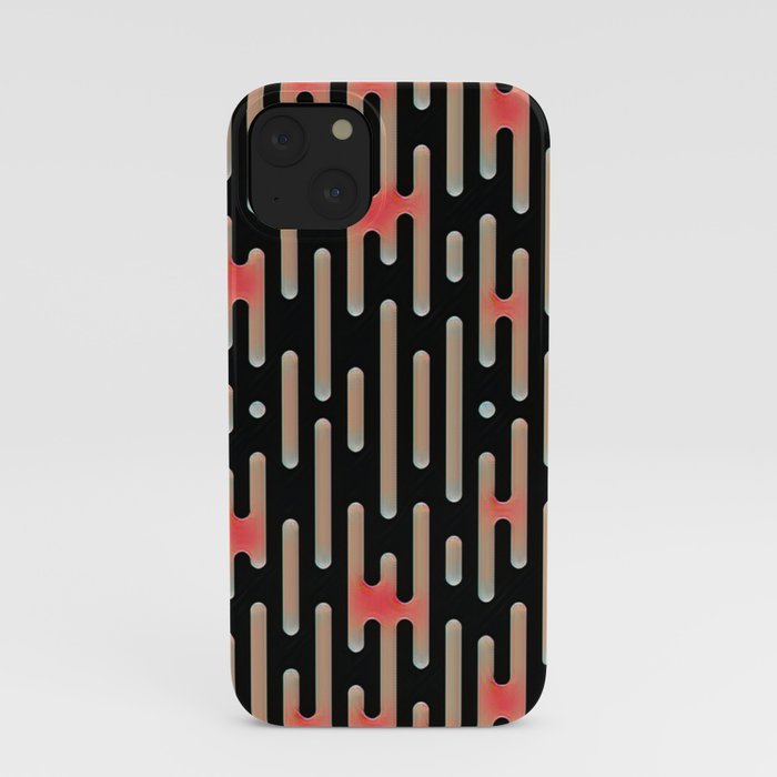 Digital Pattern Volcano Style iPhone Case